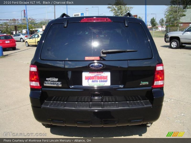 Black / Charcoal Black 2010 Ford Escape XLT V6