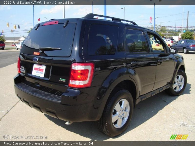 Black / Charcoal Black 2010 Ford Escape XLT V6