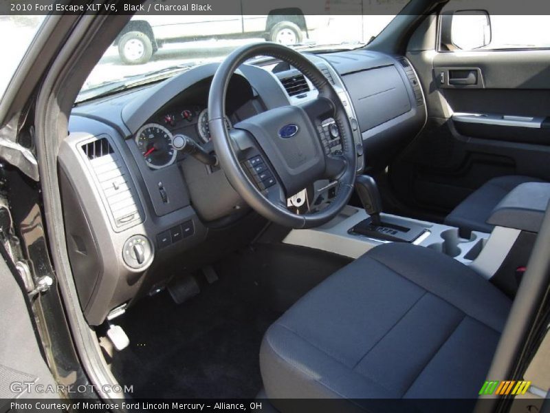 Black / Charcoal Black 2010 Ford Escape XLT V6