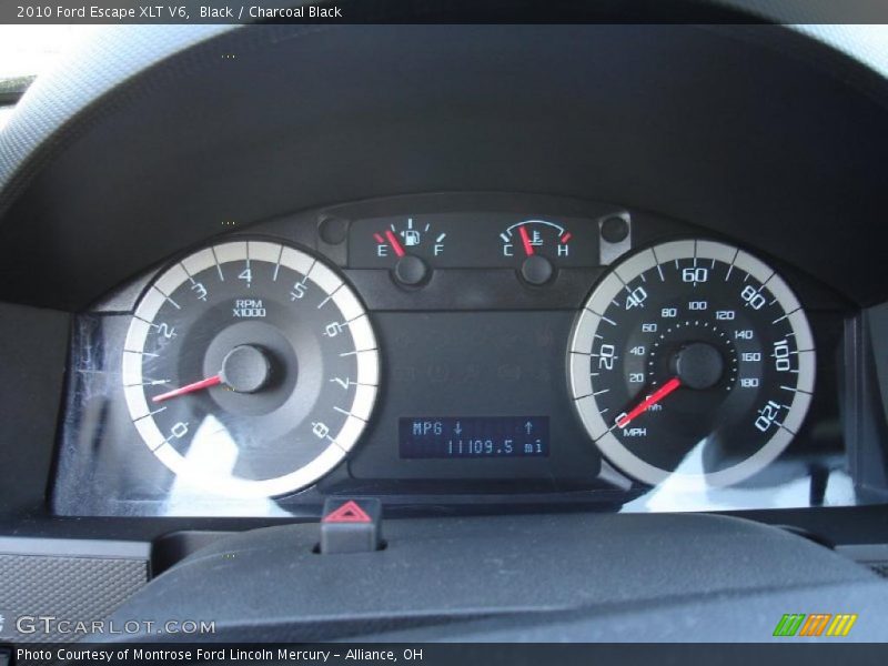 Black / Charcoal Black 2010 Ford Escape XLT V6