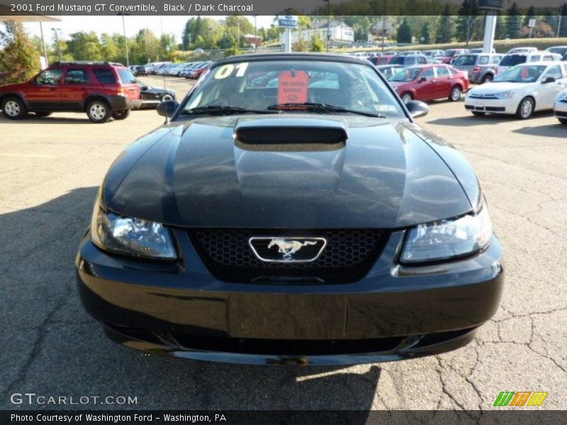 Black / Dark Charcoal 2001 Ford Mustang GT Convertible