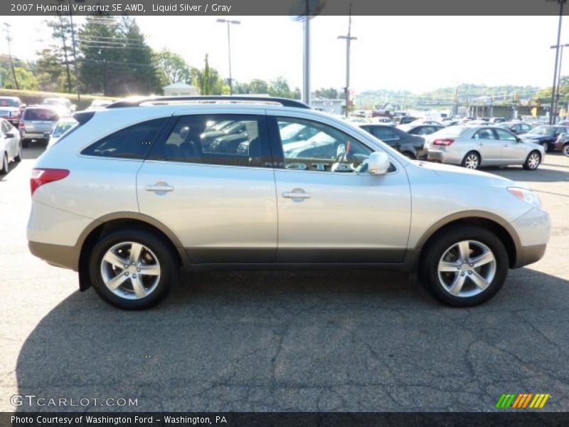 Liquid Silver / Gray 2007 Hyundai Veracruz SE AWD