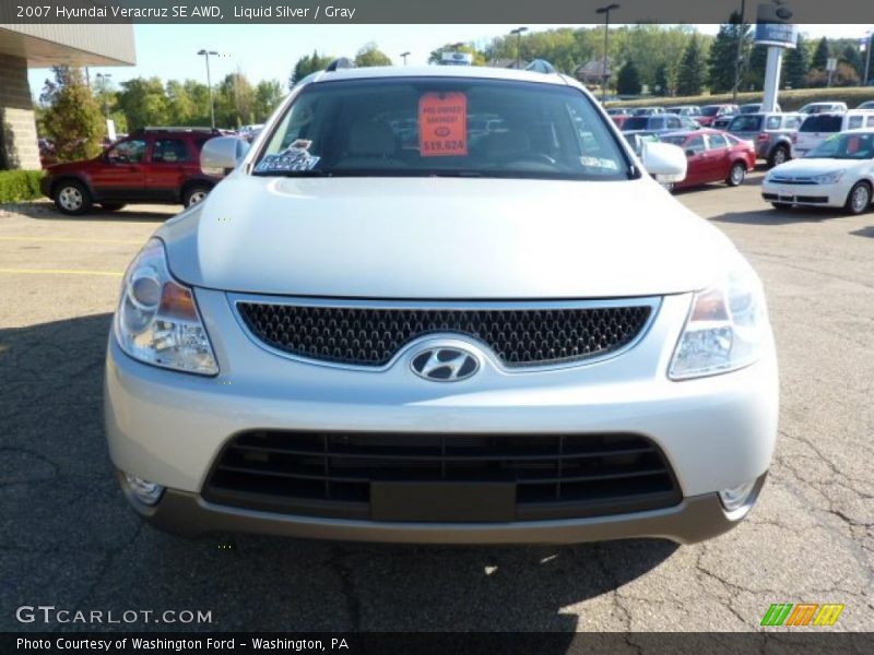 Liquid Silver / Gray 2007 Hyundai Veracruz SE AWD