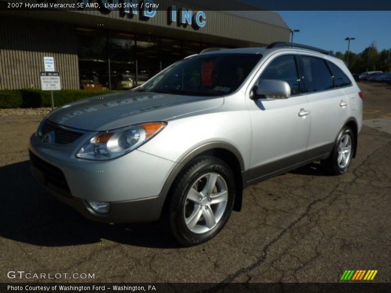 Liquid Silver / Gray 2007 Hyundai Veracruz SE AWD