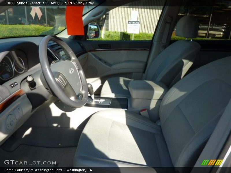 Liquid Silver / Gray 2007 Hyundai Veracruz SE AWD
