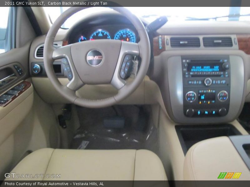 Carbon Black Metallic / Light Tan 2011 GMC Yukon SLT