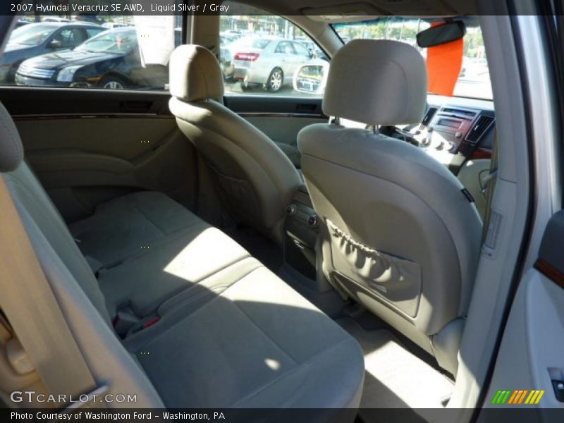 Liquid Silver / Gray 2007 Hyundai Veracruz SE AWD
