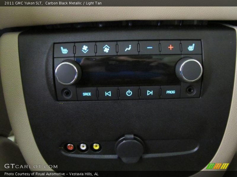Carbon Black Metallic / Light Tan 2011 GMC Yukon SLT