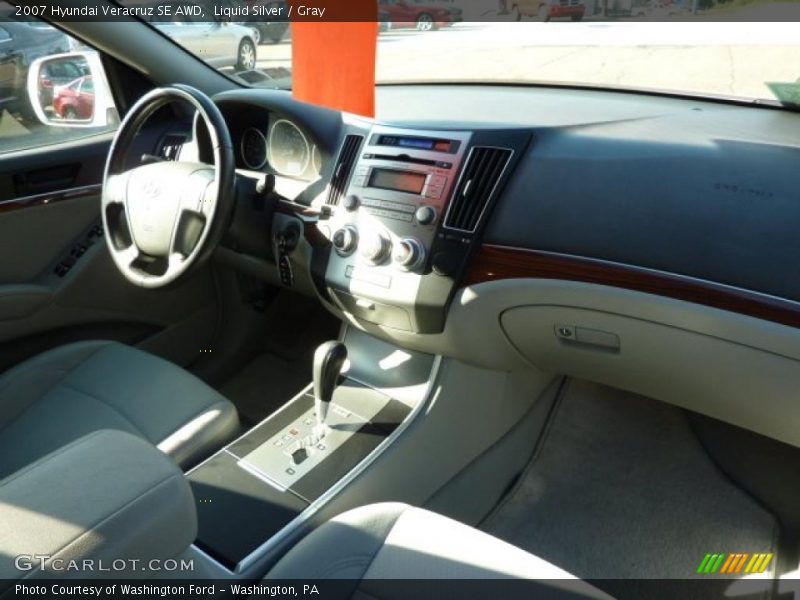 Liquid Silver / Gray 2007 Hyundai Veracruz SE AWD