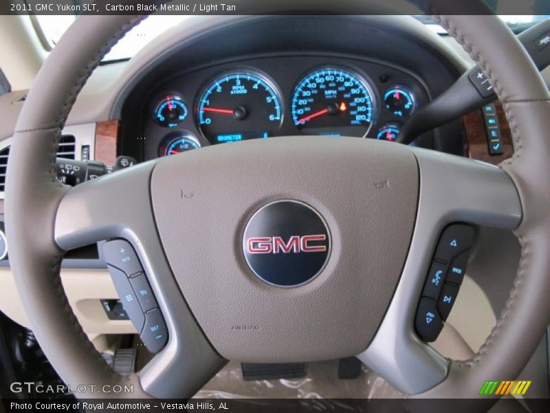 Carbon Black Metallic / Light Tan 2011 GMC Yukon SLT
