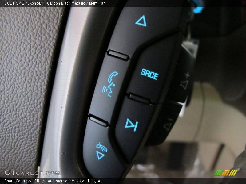 Carbon Black Metallic / Light Tan 2011 GMC Yukon SLT