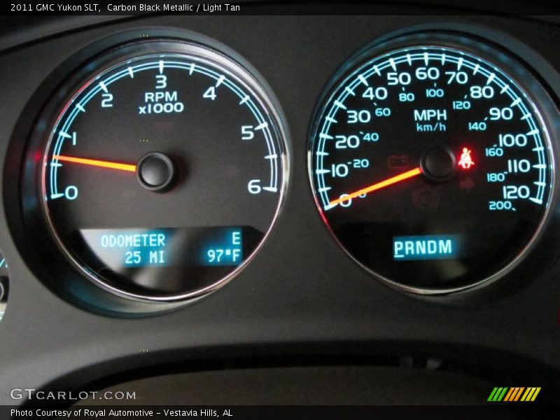 Carbon Black Metallic / Light Tan 2011 GMC Yukon SLT