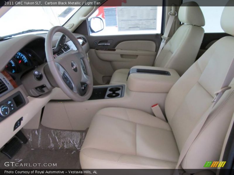 Carbon Black Metallic / Light Tan 2011 GMC Yukon SLT