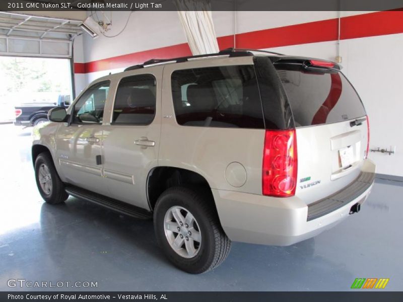 Gold Mist Metallic / Light Tan 2011 GMC Yukon SLT