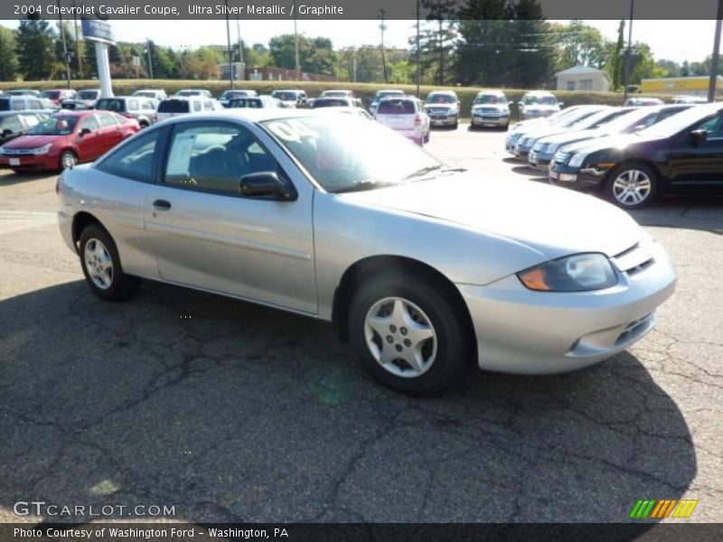 Ultra Silver Metallic / Graphite 2004 Chevrolet Cavalier Coupe