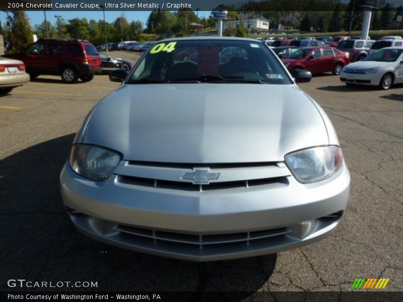 Ultra Silver Metallic / Graphite 2004 Chevrolet Cavalier Coupe