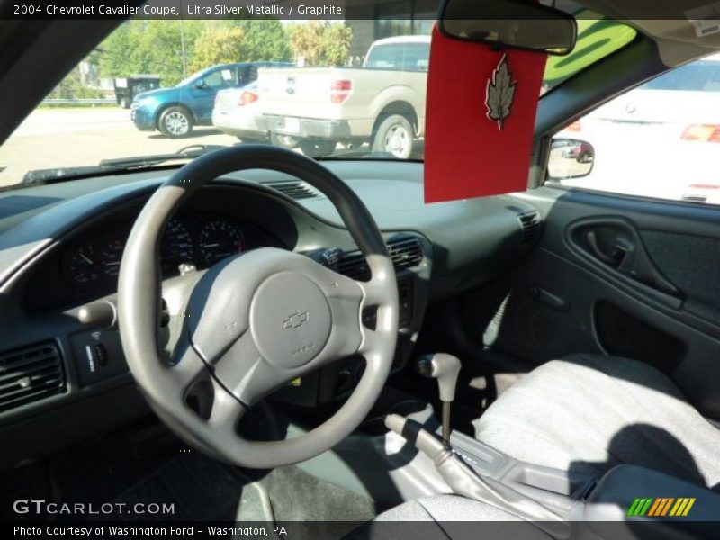 Ultra Silver Metallic / Graphite 2004 Chevrolet Cavalier Coupe