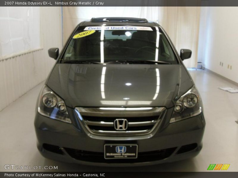 Nimbus Gray Metallic / Gray 2007 Honda Odyssey EX-L