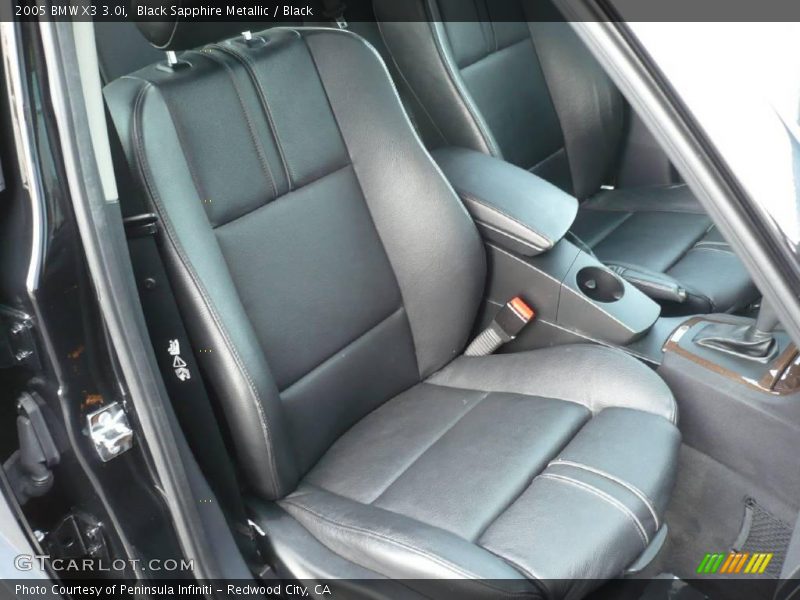 Black Sapphire Metallic / Black 2005 BMW X3 3.0i