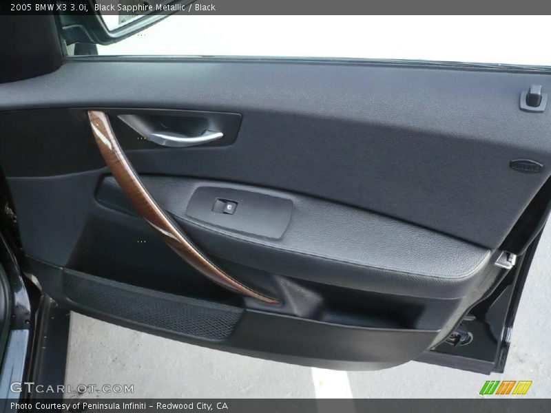 Black Sapphire Metallic / Black 2005 BMW X3 3.0i
