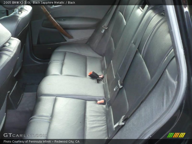 Black Sapphire Metallic / Black 2005 BMW X3 3.0i