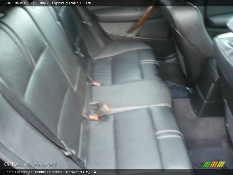 Black Sapphire Metallic / Black 2005 BMW X3 3.0i