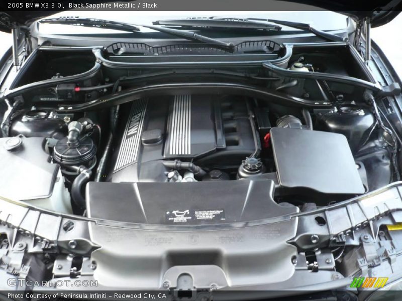 Black Sapphire Metallic / Black 2005 BMW X3 3.0i