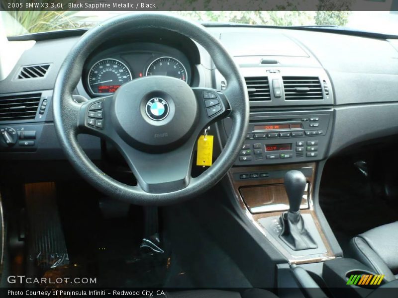 Black Sapphire Metallic / Black 2005 BMW X3 3.0i
