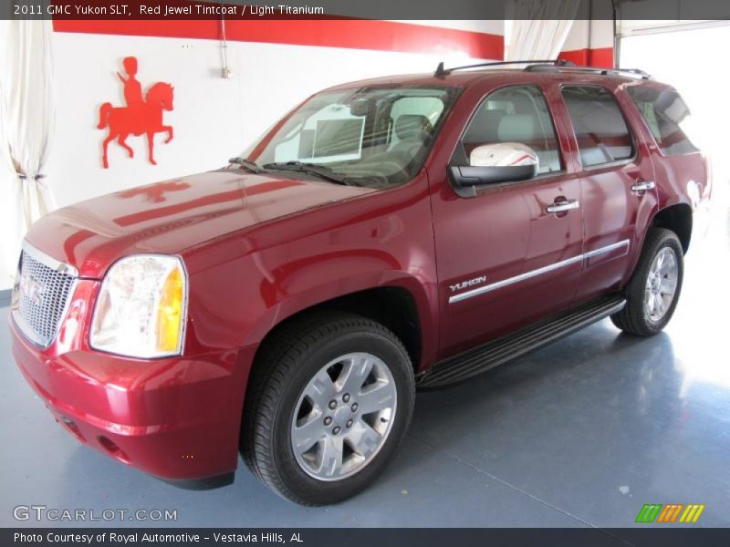 Red Jewel Tintcoat / Light Titanium 2011 GMC Yukon SLT
