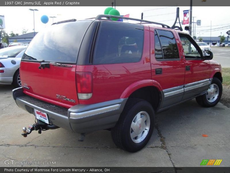 Apple Red / Graphite 1997 GMC Jimmy SLE