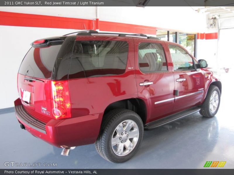 Red Jewel Tintcoat / Light Titanium 2011 GMC Yukon SLT