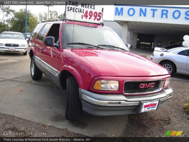 Apple Red / Graphite 1997 GMC Jimmy SLE