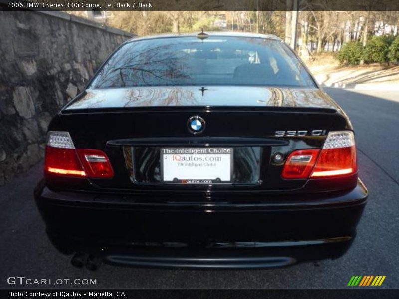 Jet Black / Black 2006 BMW 3 Series 330i Coupe