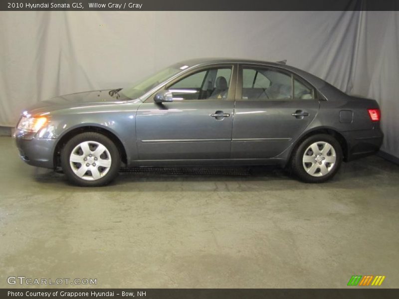 Willow Gray / Gray 2010 Hyundai Sonata GLS