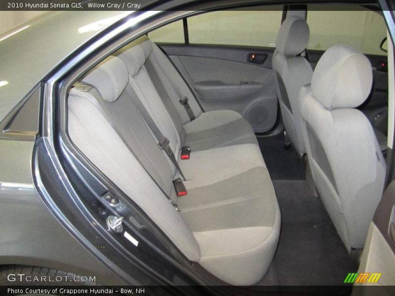 Willow Gray / Gray 2010 Hyundai Sonata GLS