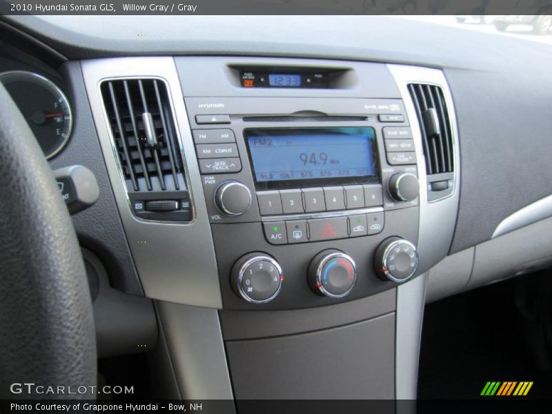 Willow Gray / Gray 2010 Hyundai Sonata GLS