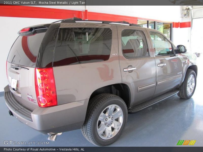 Mocha Steel Metallic / Light Tan 2011 GMC Yukon SLT