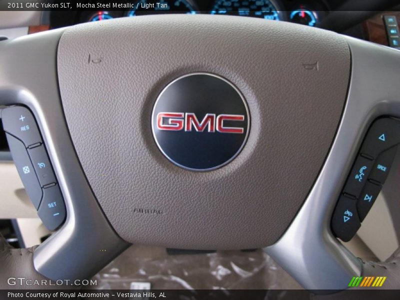 Mocha Steel Metallic / Light Tan 2011 GMC Yukon SLT