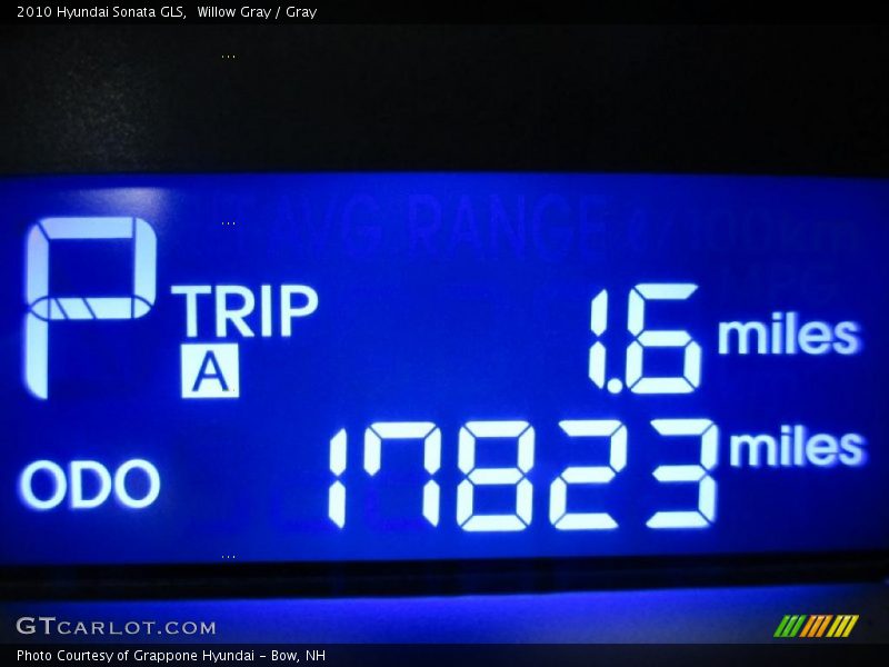 Willow Gray / Gray 2010 Hyundai Sonata GLS