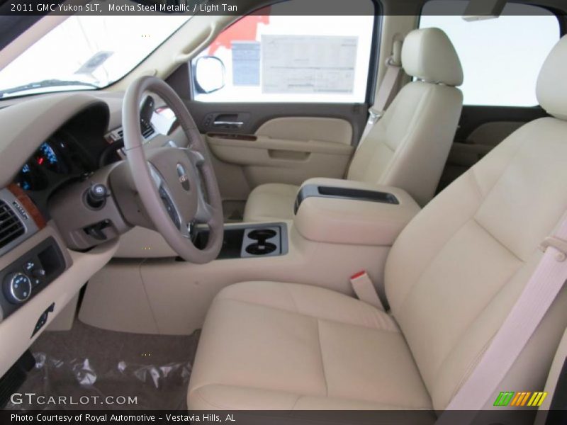 Mocha Steel Metallic / Light Tan 2011 GMC Yukon SLT