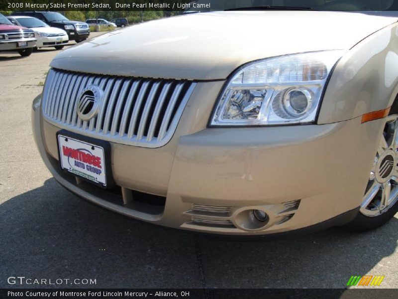 Dune Pearl Metallic / Light Camel 2008 Mercury Sable Premier Sedan