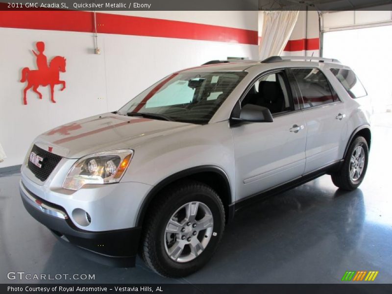 Quicksilver Metallic / Ebony 2011 GMC Acadia SL