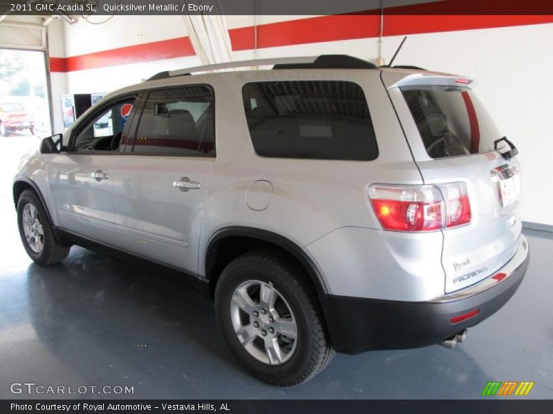 Quicksilver Metallic / Ebony 2011 GMC Acadia SL