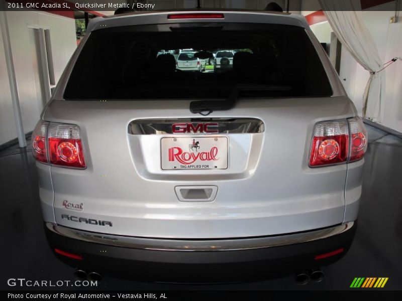 Quicksilver Metallic / Ebony 2011 GMC Acadia SL