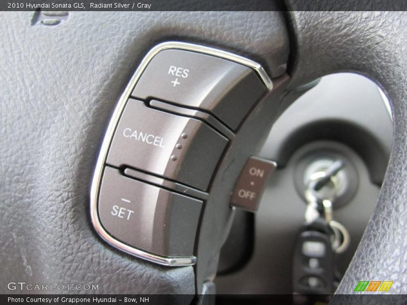 Radiant Silver / Gray 2010 Hyundai Sonata GLS