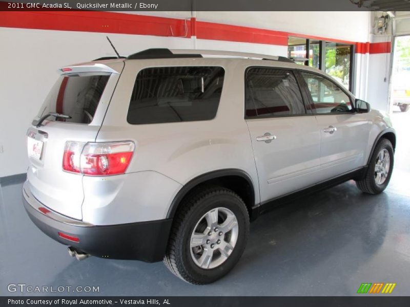 Quicksilver Metallic / Ebony 2011 GMC Acadia SL