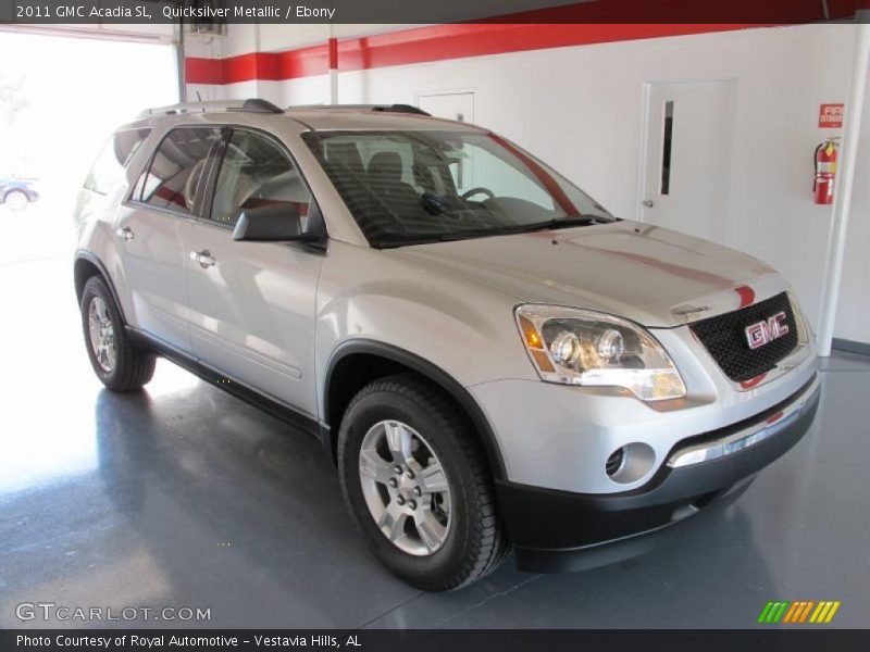 Quicksilver Metallic / Ebony 2011 GMC Acadia SL