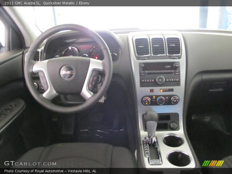 Quicksilver Metallic / Ebony 2011 GMC Acadia SL