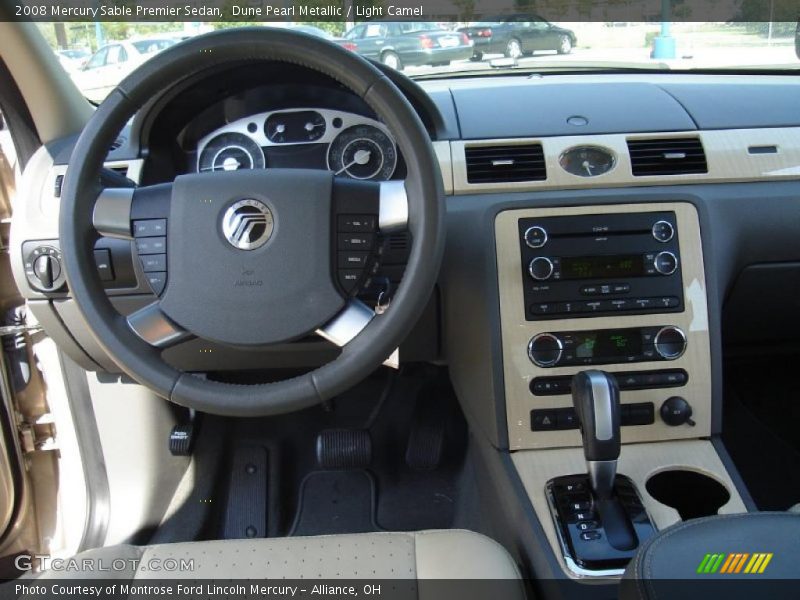 Dune Pearl Metallic / Light Camel 2008 Mercury Sable Premier Sedan