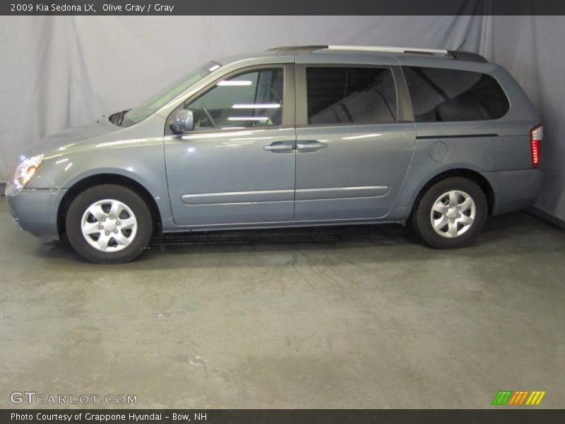 Olive Gray / Gray 2009 Kia Sedona LX